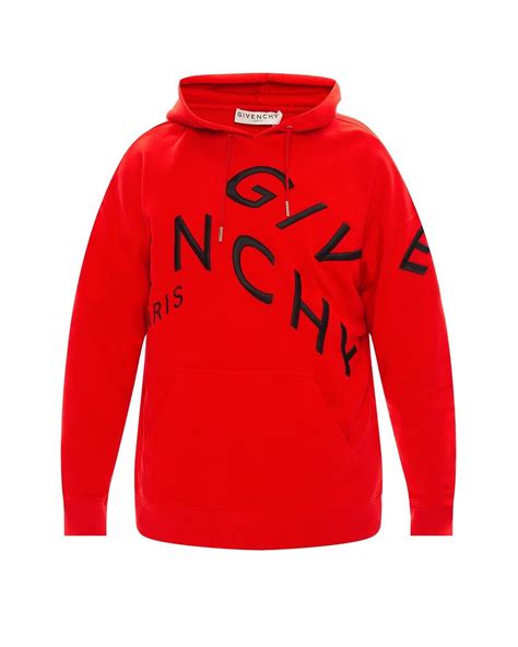 givenchy pullover black red|givenchy hoodie.